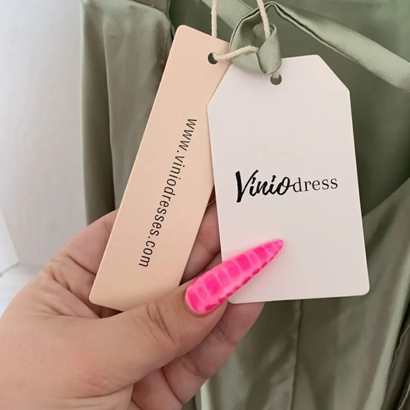 Vinio Spaghetti Strap Prom Dress - Picture 9 of 11
